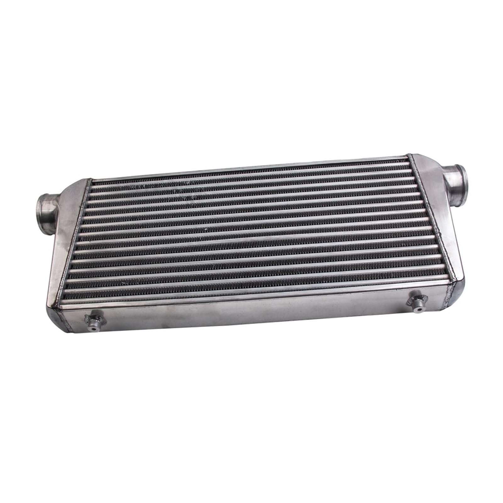 Hgddbae Silver Cooled Intercooler Turbo Intercooler Fit For Universal Front Intercooler Tube And Fin 600X300x76 3Inch In/Outlet Black(Silver)
