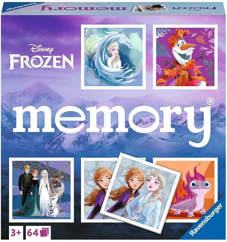 Ravensburger Disney Frozen Juego de memoria - Pares de imágenes a juego para niños a partir de 3 años - Juguete educativo para niños