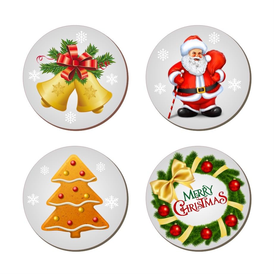 Image of LIVELLO Wooden Fridge Magnets for Home & Kitchen | Gift Items | Refrigerator Decorative Magnet | Funny Magnets | Kitchen Funny | Indian Cultural Themed Magnets (Multicolor 16)
