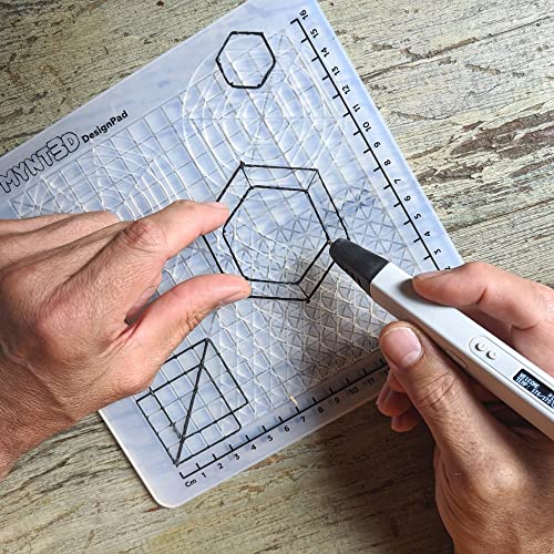 Mynt3D Pro 3D Pen + 10 Color Pla + Designpad Mat Kit thumb #1