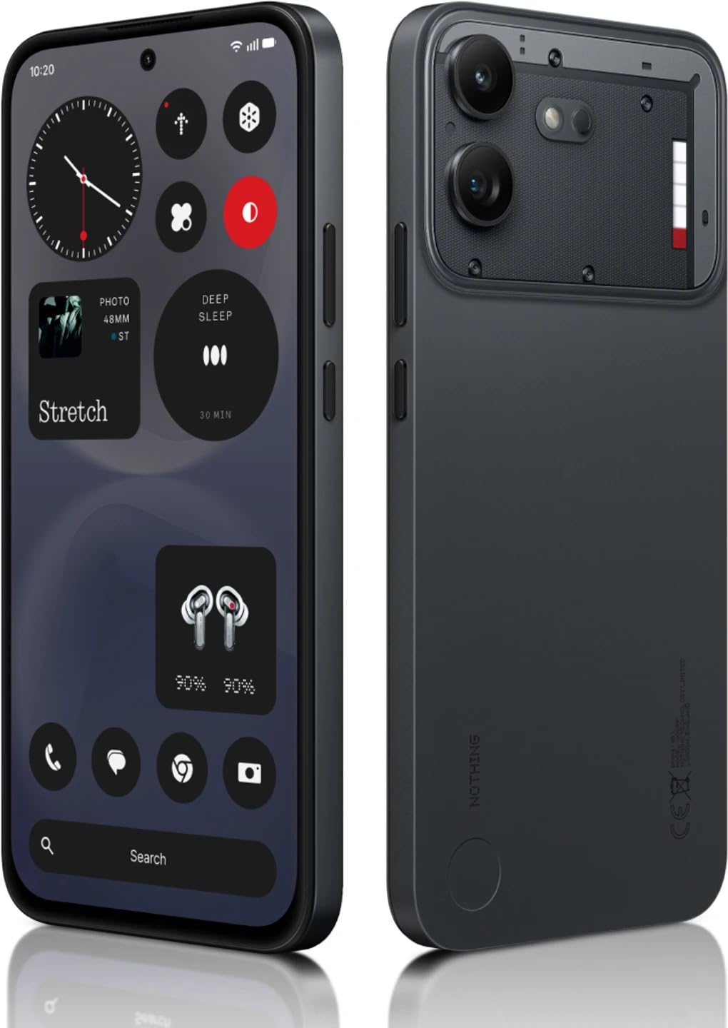 Nothing Phone (4b) 5G (Black, 8GB RAM, 128GB Storage) | Snapdragon 6 Gen 4 Octa-Core Processor | 50MP + 8MP Dual Rear Camera | 16MP Front Camera | 6.77-inch AMOLED Display | 6000mAh Battery |-image-16