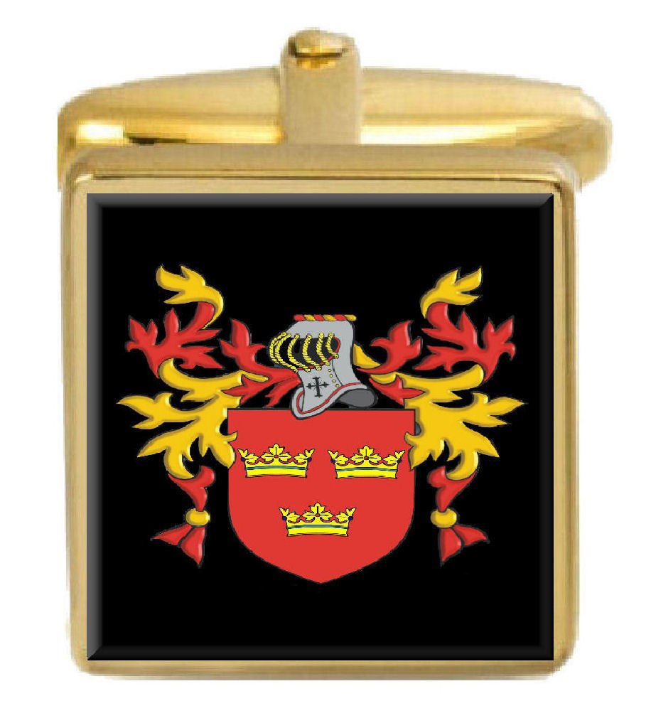 Manschettenknöpfe Hardy England Familienwappen Heraldry Box Set mit Gravur