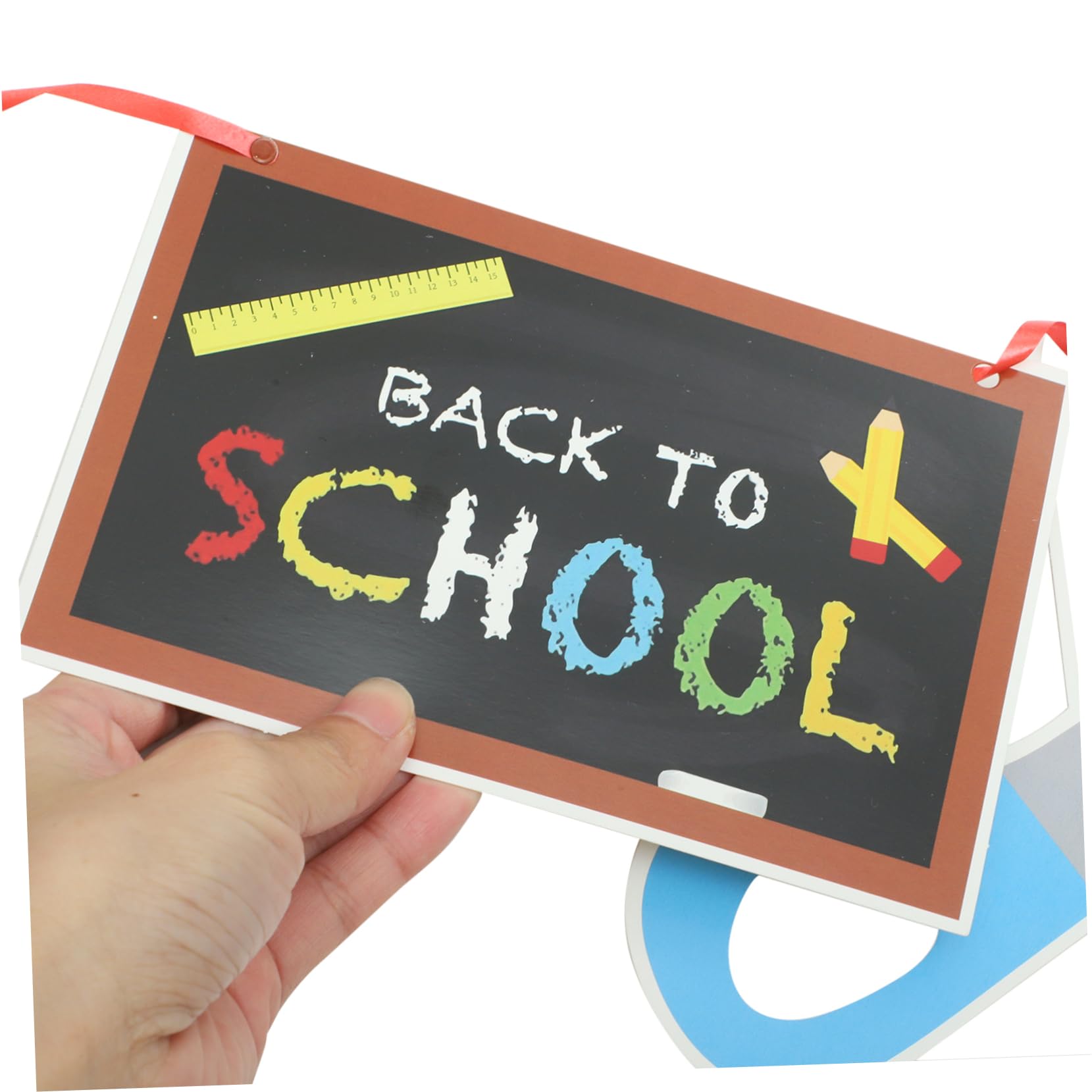 PRETYZOOM 5 Juegos De Colgantes Para La Temporada De Regreso A Clases Banderines Para Exteriores Banderines Para El Primer Día De Clases Pancarta De Bienvenida Para Fiesta
