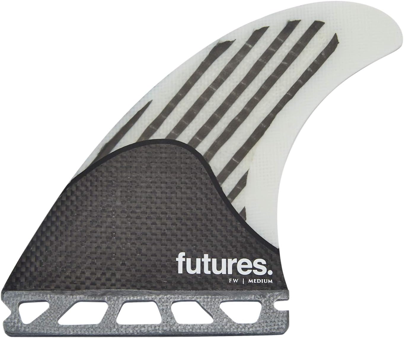 Futures Fire Wire FW2 White Carbon Medium Surf Fins - White Carbon