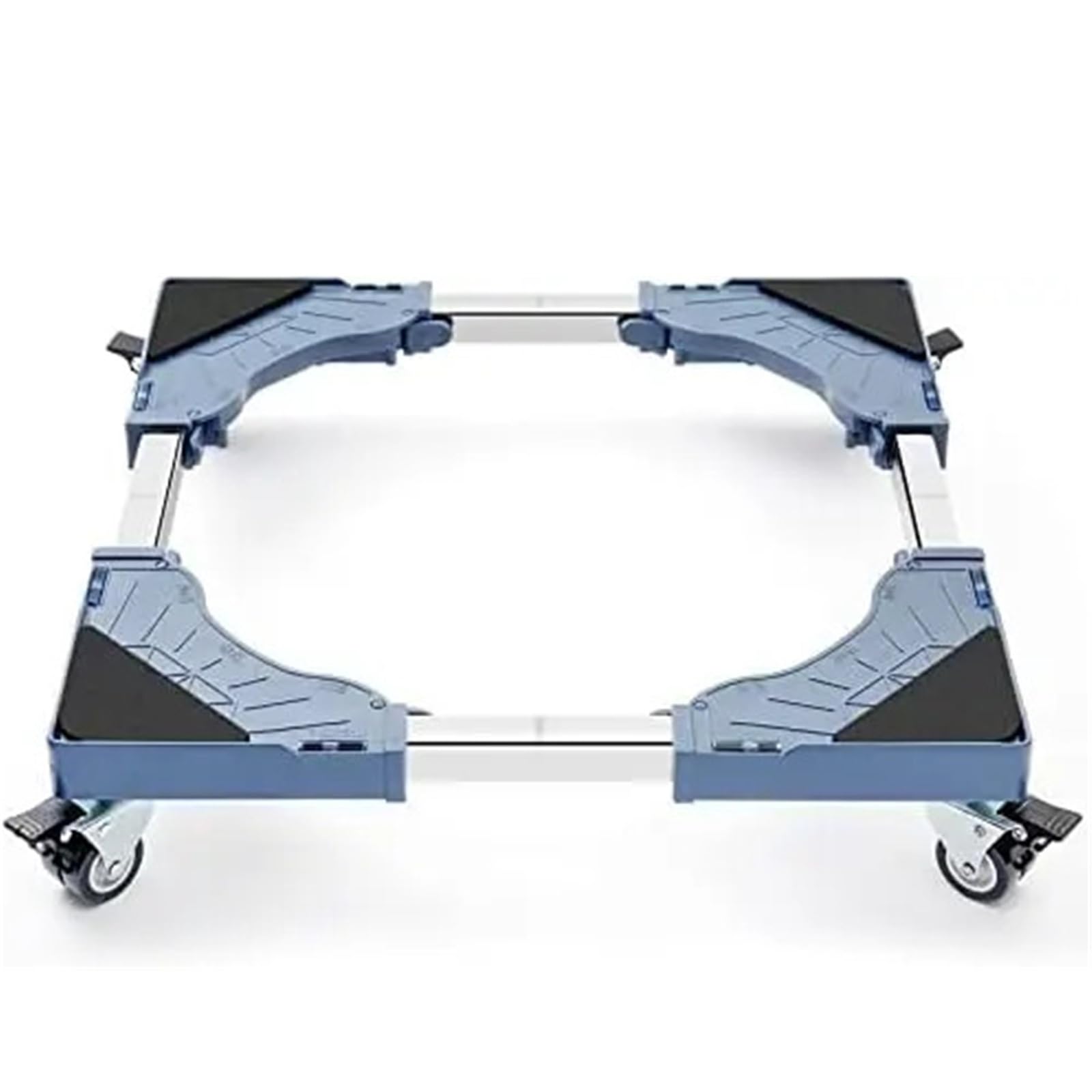 Base Mobile for Lavatrice, 4 Ruote Doppie Con Bloccaggio A Sfera, Mobili Regolabili, Base Mobile In PU, Supporto for Frigorifero