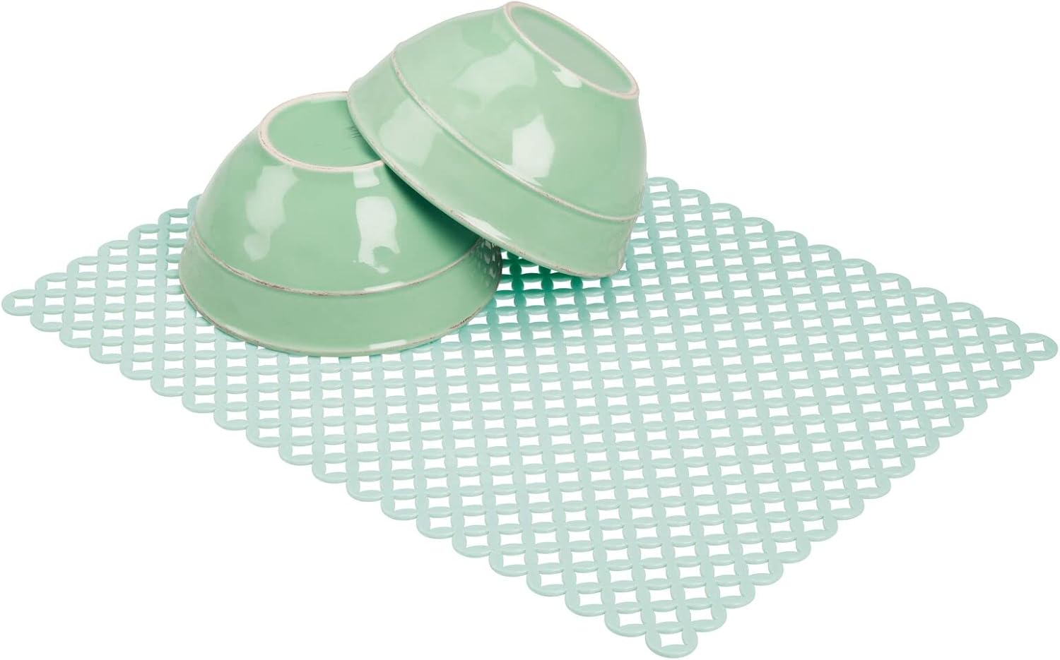 mDesign Kitchen Sink Mat Extra Large Sink Protector for The Kitchen