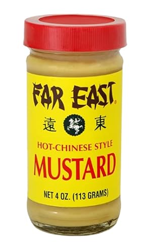 Miniatura 2 de Mostaza china caliente, dos frascos de 4 onzas de mostaza picante china (paquete de 2, 2, unidades)