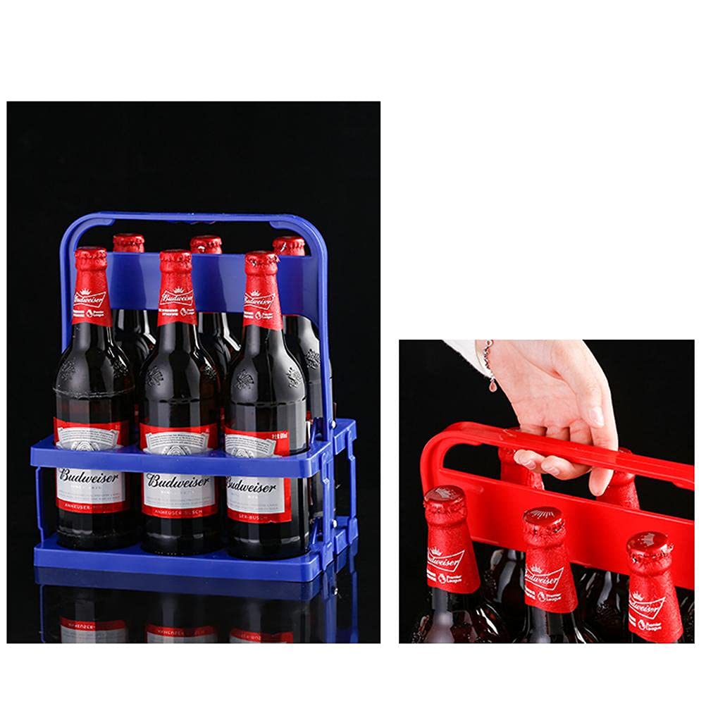 Cestino portatile pieghevole per vino e birra, per picnic, feste, leggero e resistente, ideale per viaggi ed eventi