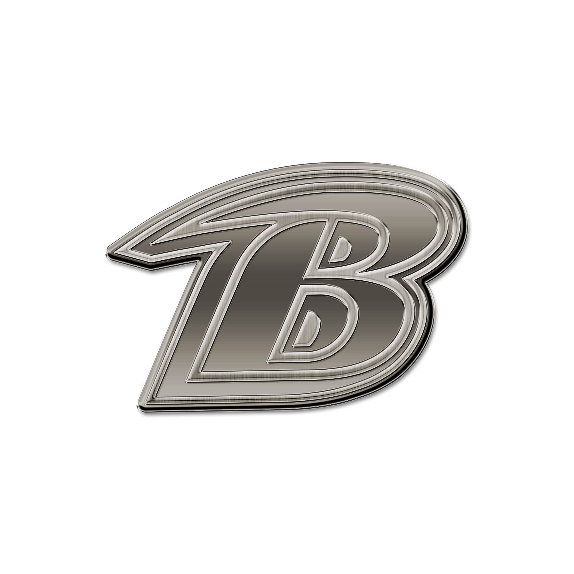 Rico Industries NFL Football Baltimore Ravens B Antique Auto Emblem