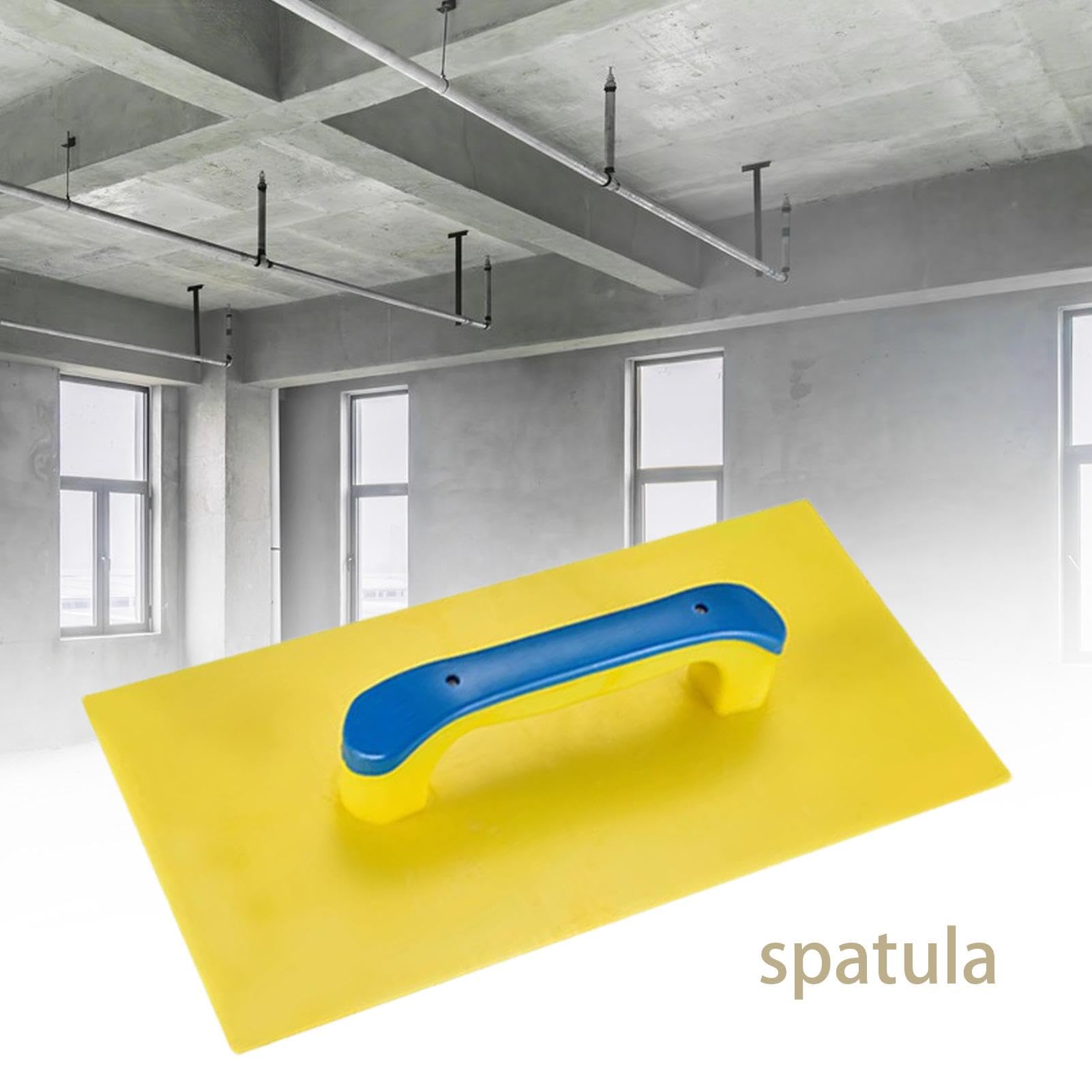 Paleta De Esquina Interior Para Yeso: Herramienta De Plástico De 3 Pulgadas, Color Amarillo, De Uxcell