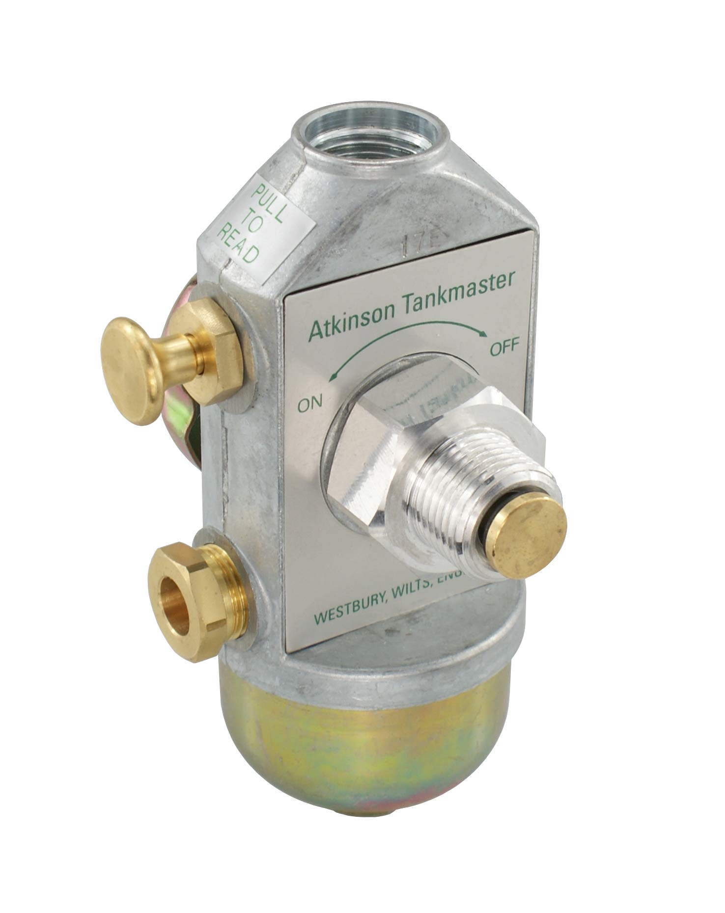 Atkinson TM4790 Oil Tank Control Valve, Stainless Steel Globe Valve, 10mm Connection