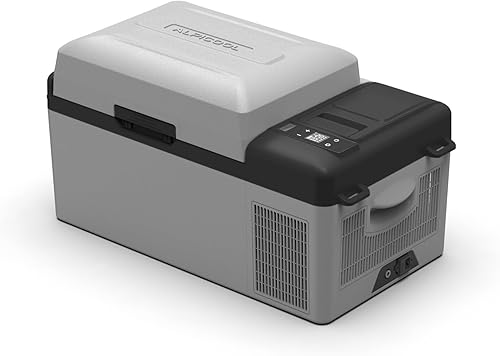 Miniatura 12 de Alpicool C9PT - Refrigerador portátil para automóvil, refrigerador de automóvil de 12 voltios, refrigeración rápida de 10 cuartos de galón, con Negro