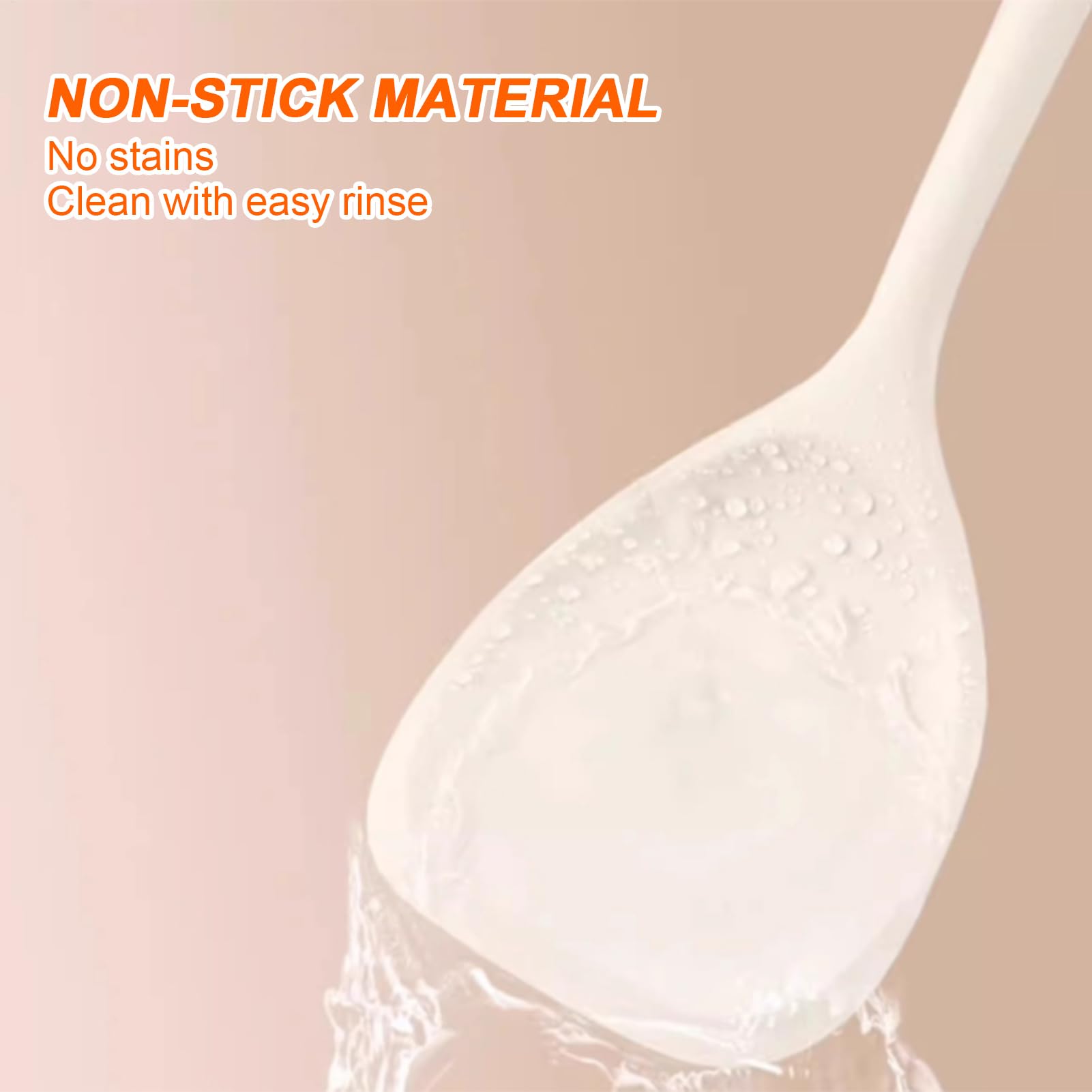 Set Espátulas Cocina Silicona Antiadherente Resistente Al Calor | Espátulas seguras para cocinar Raspador De Ollas Y Sartenes Para Mezclar Hornear Freír Servir Preparar Exterior