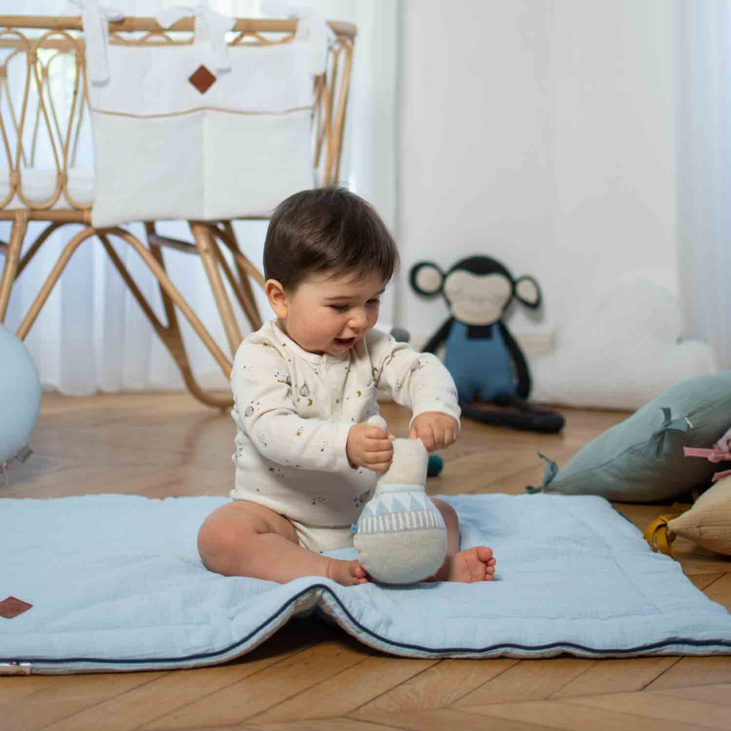 Sevira Kids - Piumino in garza di cotone - pronto a dormire, Jeanne