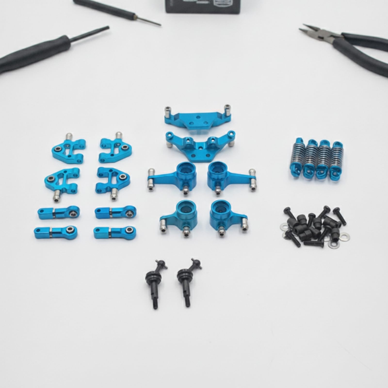Kit Actualización Resistente Repuestos Amortiguadores RC para Aficionados Al Control Remoto, Titanio