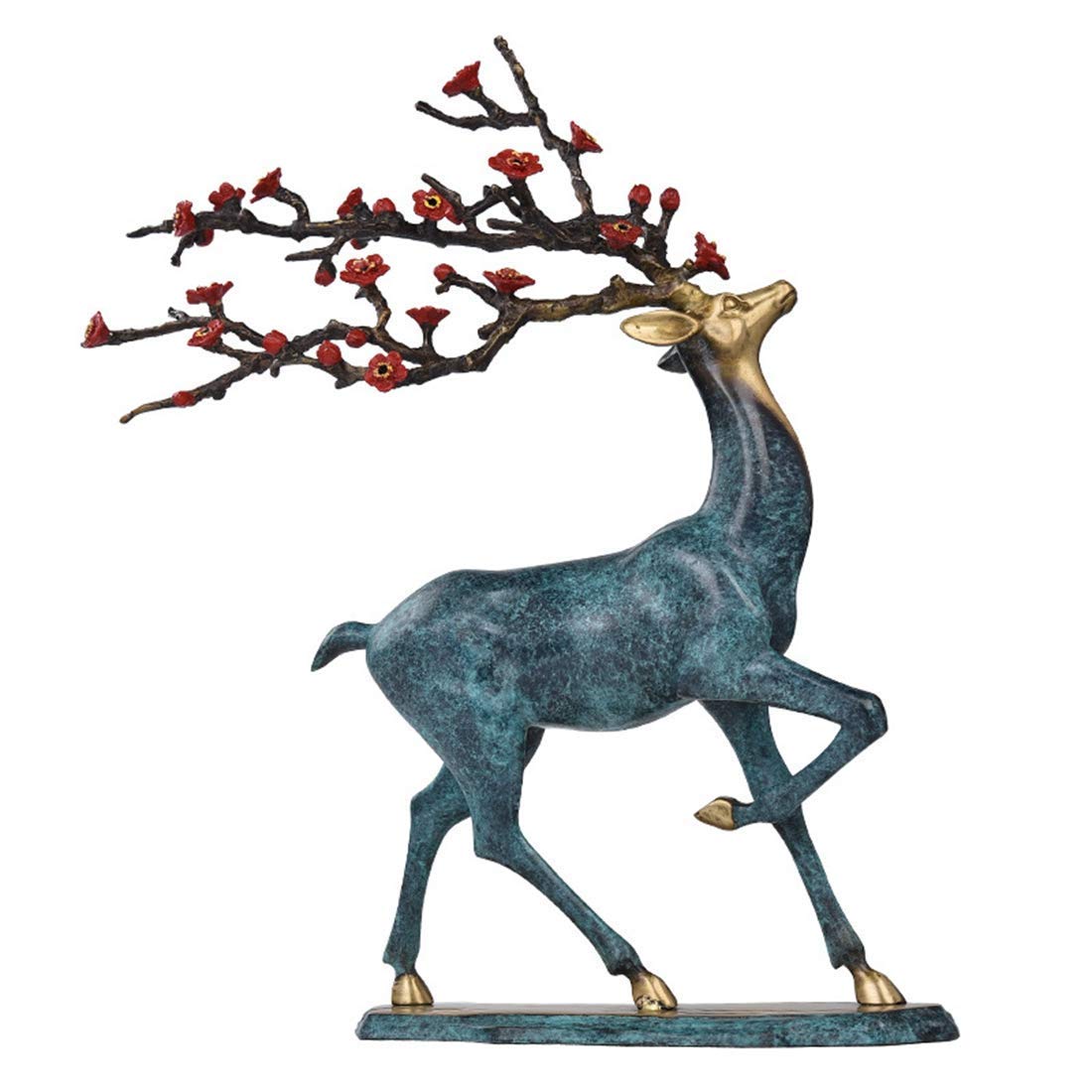 Bronze Statue Animal Sculpture Elk Statue Deer Home Decoration Artwork