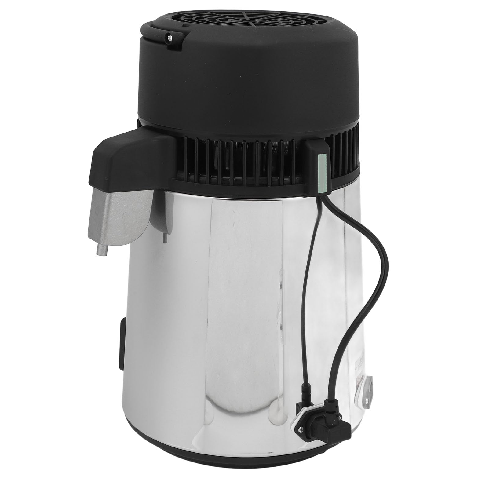 Fdit Destilador de Agua 750W 4L, Máquina Automática de Agua Destilada de Acero Inoxidable con Protección contra Sobretemperatura para Hogar, Cocina, Oficina, Laboratorio (Enchufe europeo 220V)