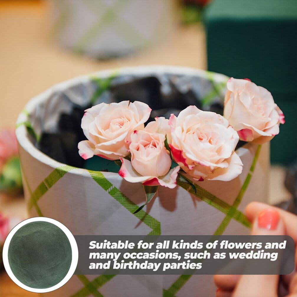 STOBAZA Round Floral Foam Pack of 8 Wet Floral Foam Spheres Base Green Plant Foam Florist Foam for Flowers DIY Arrangement Sphere Foam Balls for Garden Wedding