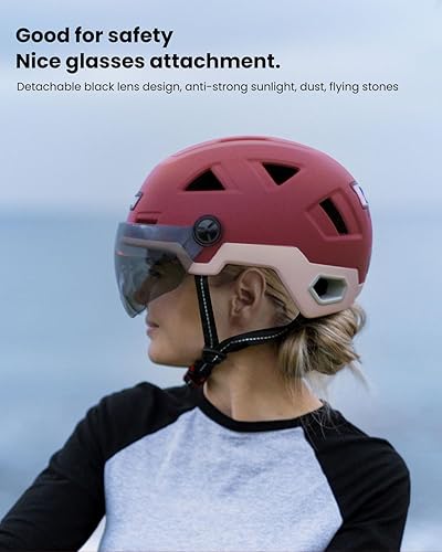 Miniatura 7 de ILM Casco de bicicleta inteligente Bluetooth Control de luz LED de advertencia de freno NTA8776 CE CPSC triple certificación adulto bicicleta casco