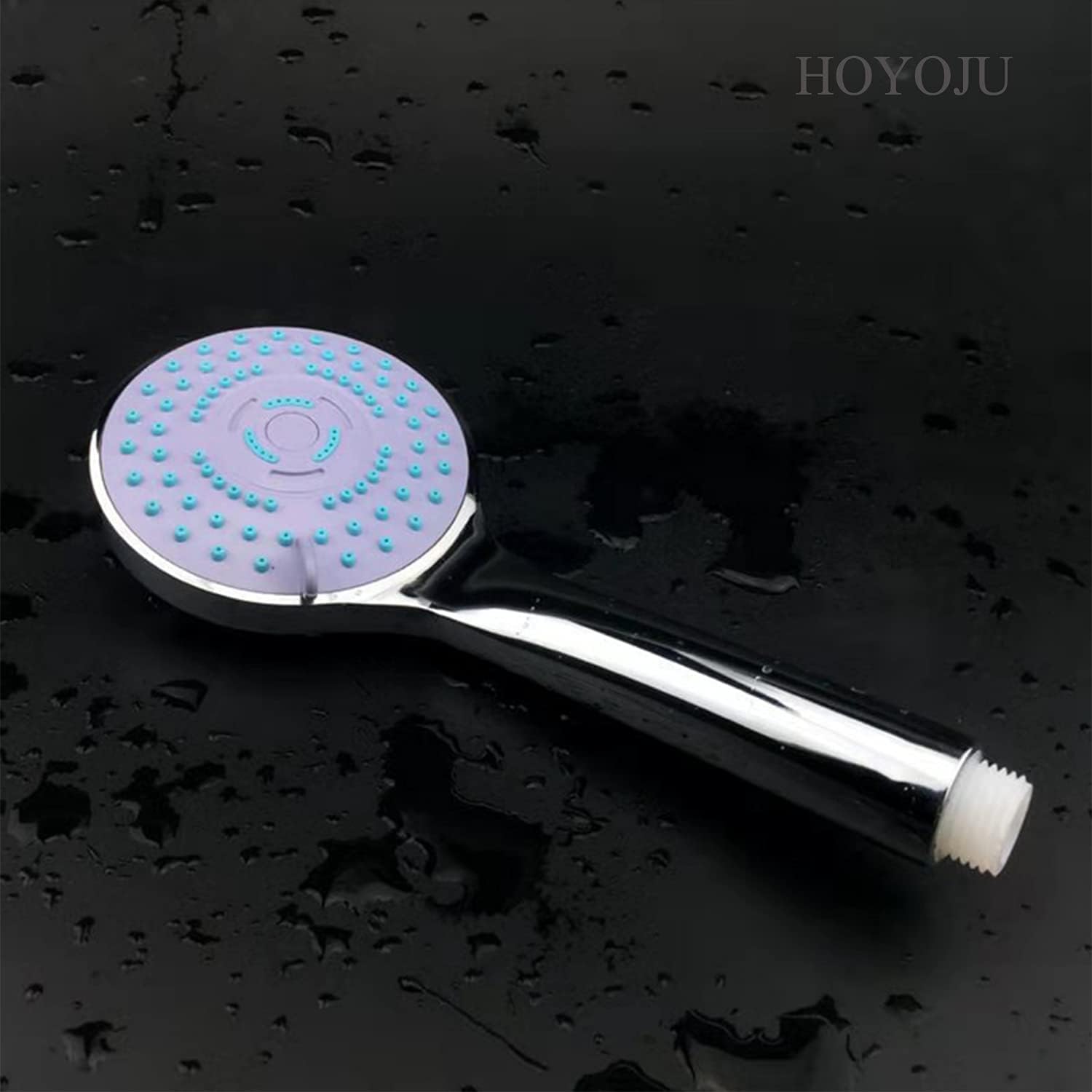 Handheld Showerheads High Pressure Water Saving showerheads 5 Mode Function 4 inch Face Spray Handheld Showers Join G1/2 interface 2.5 GPM High Flow Regulator and Pressure Optimization Chrome…