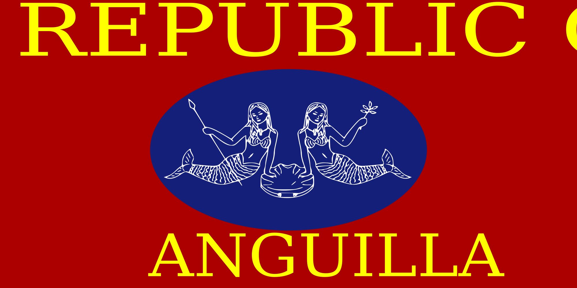 Drapeau Anguilla 1967 symbole de liberté et d'histoire des Caraïbes