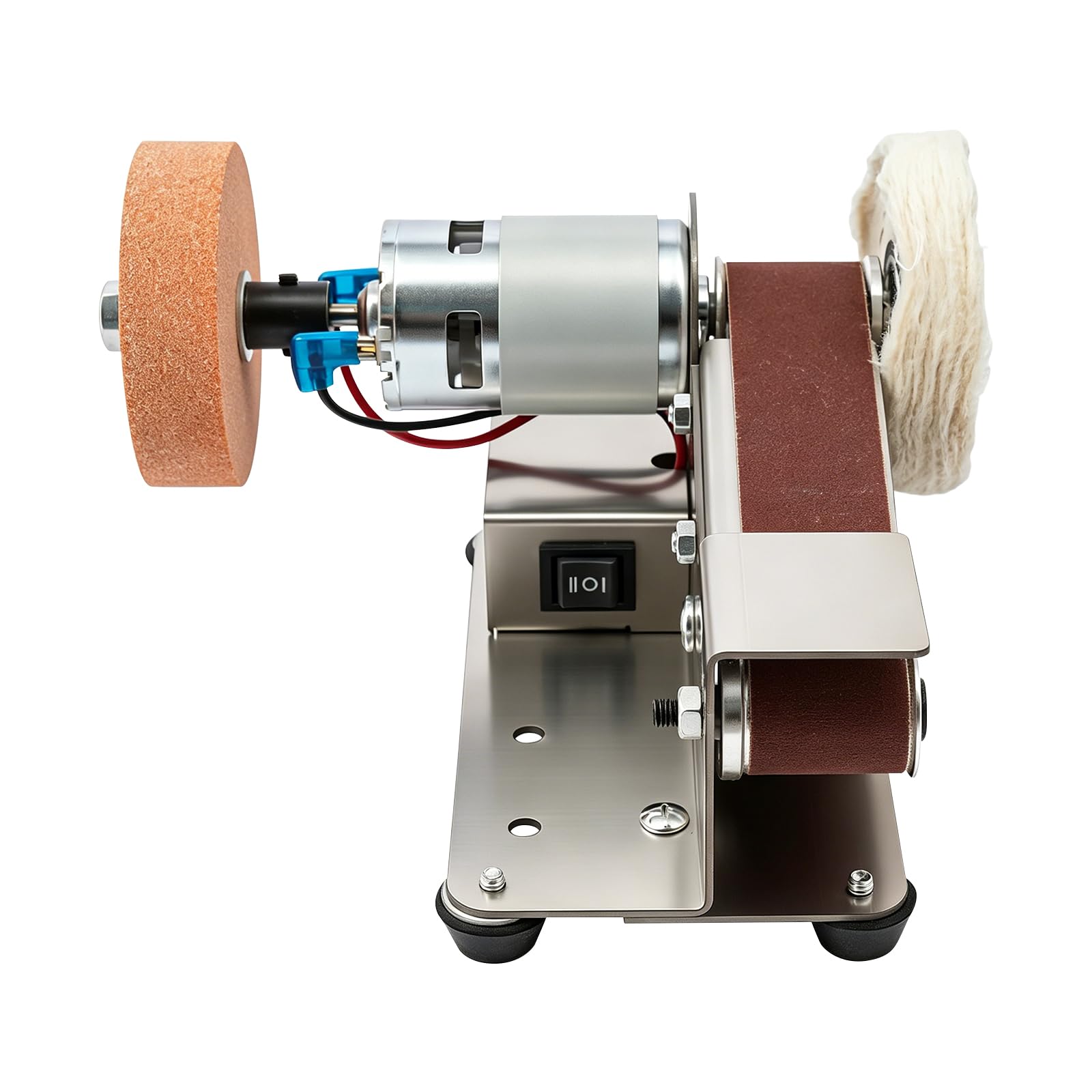 Mini levigatrice a nastro 96W 4000-8000 giri/min smerigliatrice angolo di
