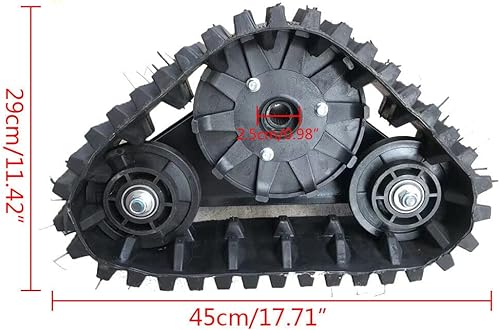 Miniatura 7 de Kit de montaje de eje trasero, 24 "Go Kart Buggy Quad Ruedas Traseras, ATV Snow Rubber Sand Track Assemly Pro Kits