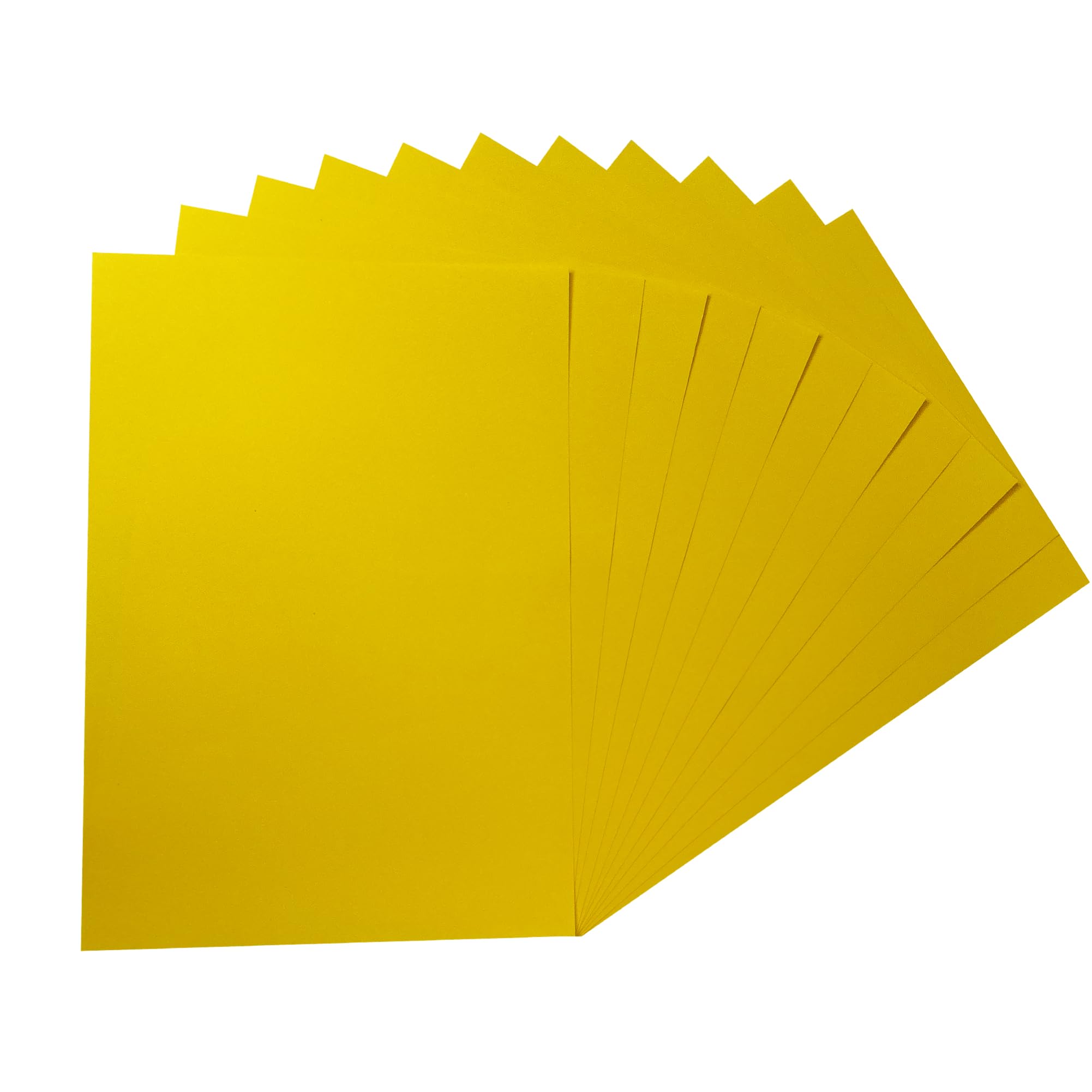 Pack of 500 A5 Yellow Coloured Paper 75gsm Sheets