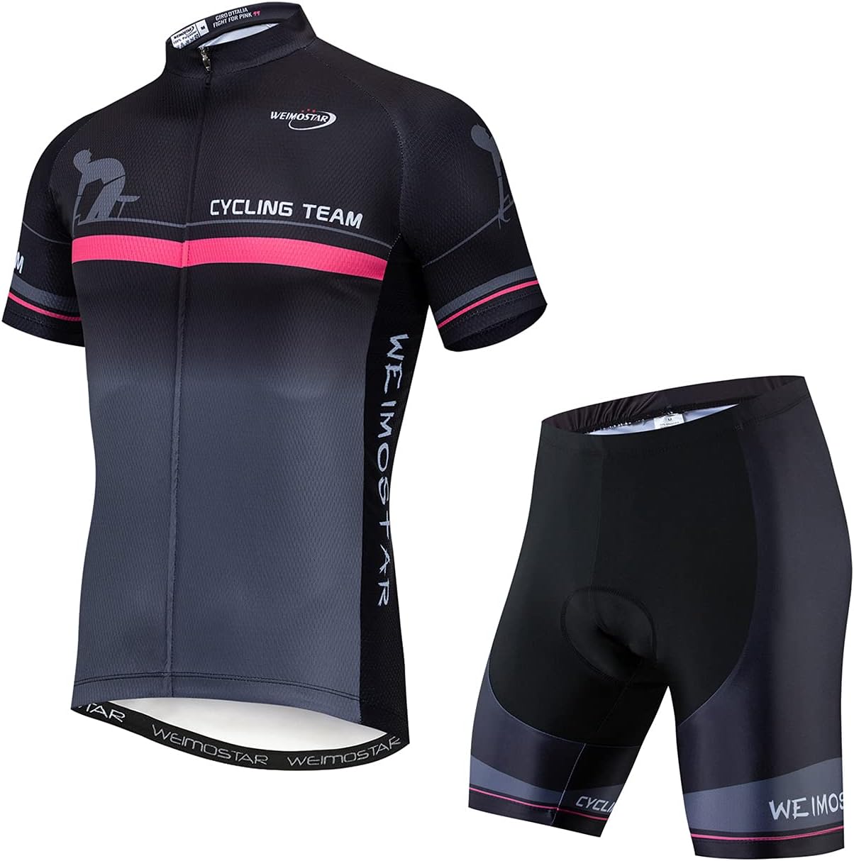 Men Cycling Jersey Set Summer Short Sleeve Mountain Bike Clothes MTB Jersey Bike Suits Quick Dry Breathable