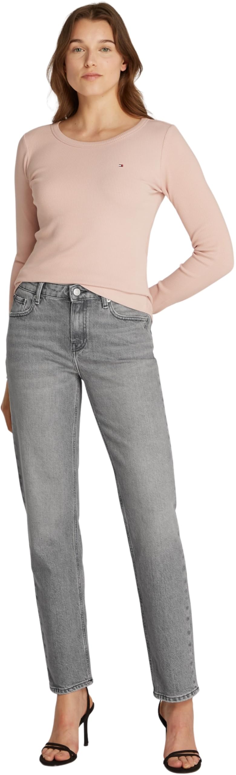 Tommy Hilfiger Damen Jeans Hose Classic Noe Straight Leg Fit