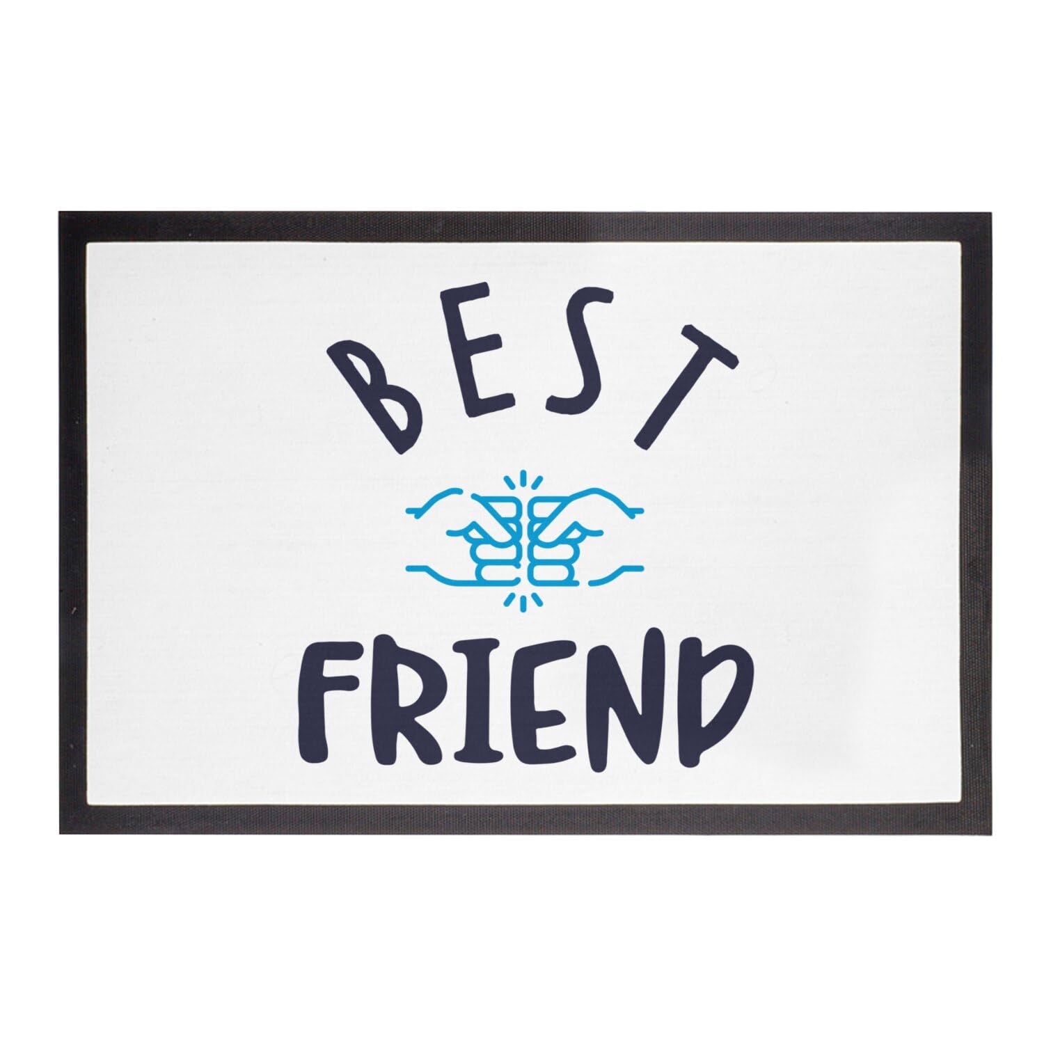 Paillasson Blanc Best Friend le tapis d'amitié pour votre copain