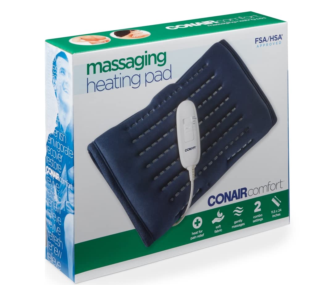 ThermaLuxe by Conair Massaging Heating Pad Health & Household