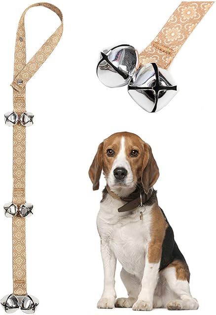 Pet Heroic Dog DoorBells for Potty Training & House training, Unique Style & Premium Quality, Loud & Crisp DoorBells, Adjustable Door Bell Length for Small, Medium and Large Dogs