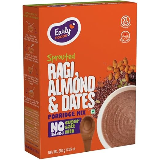 Early Foods Ragi Almond Cereal - 200g