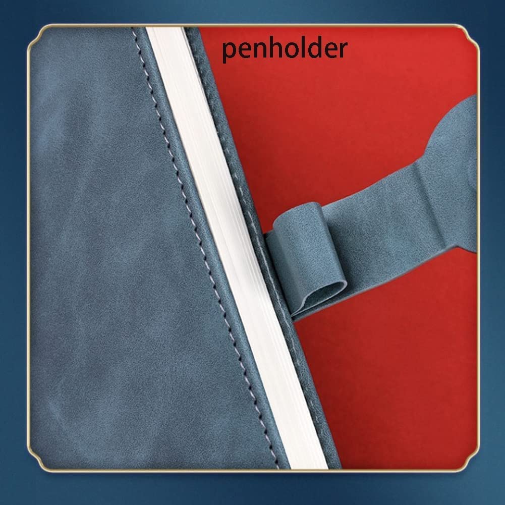 POCHY Bußgeld Notizbücher B5-notizbuch, Leder, Hardcover, Mit Lesezeichen, Notizblock Für Studenten, Büro, Business, Schule, Besprechungsnotizen tragbar