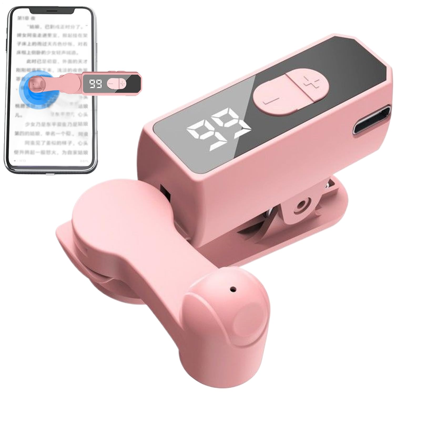 Phone Clicker - Cliqueur Automatique Intelligent pour Écran | Accessoire Téléphone pour Saisie Données Bureau Jeux Tests Logiciels Récompenses Navigation Web Lecture Vidéo Étudiants