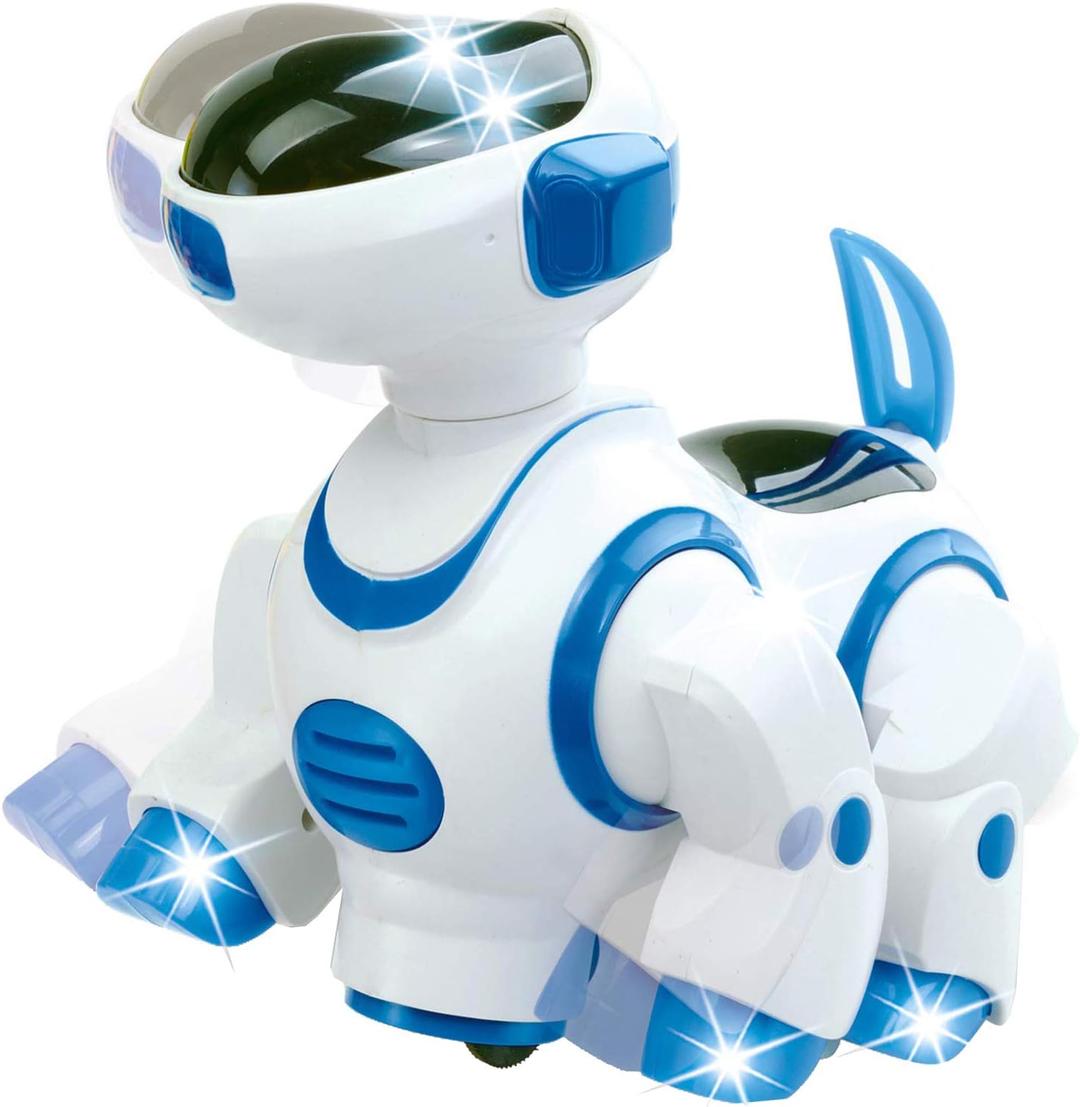 Liberty Imports Smart Robot Dog Toy - Bump and Go Electronic Pet Puppy - Walks, Dances with Lights and Sounds for Kids, Boys, Girls