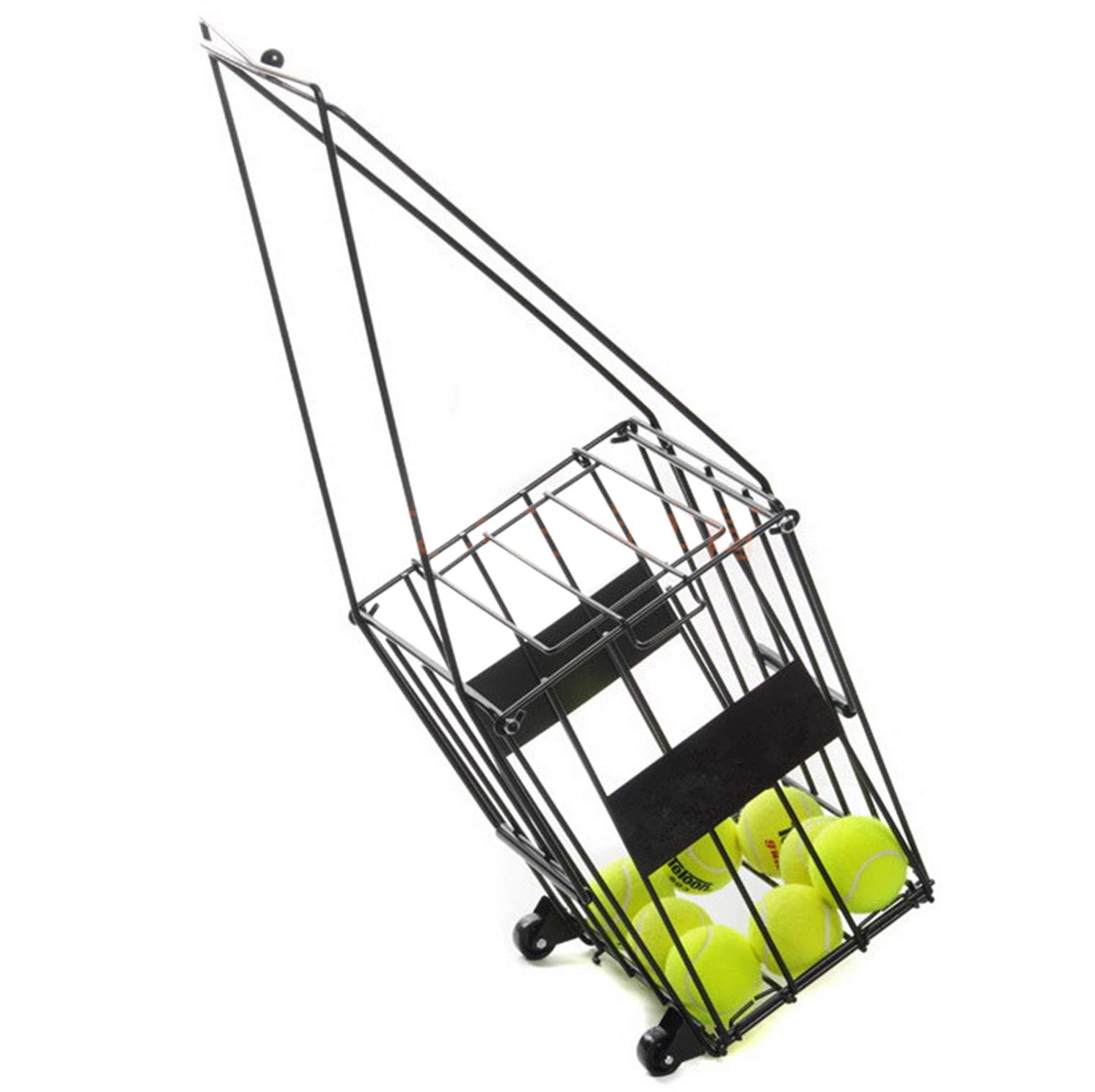 Amhuui Tennis Balls Pickup, 72 Balls Portable Ball Collector Ball, Sport Tennis Ballhoppers - Durable, Practical, Robust Construction, for Tennis Ball Pickup, Transport And Storage