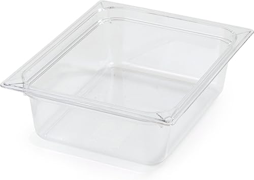 Miniatura 9 de Carlisle FoodService Products 10221B07 StorPlus - Bandeja de comida de tamaño medio, policarbonato, 4 pulgadas de profundidad, transparente (paquete
