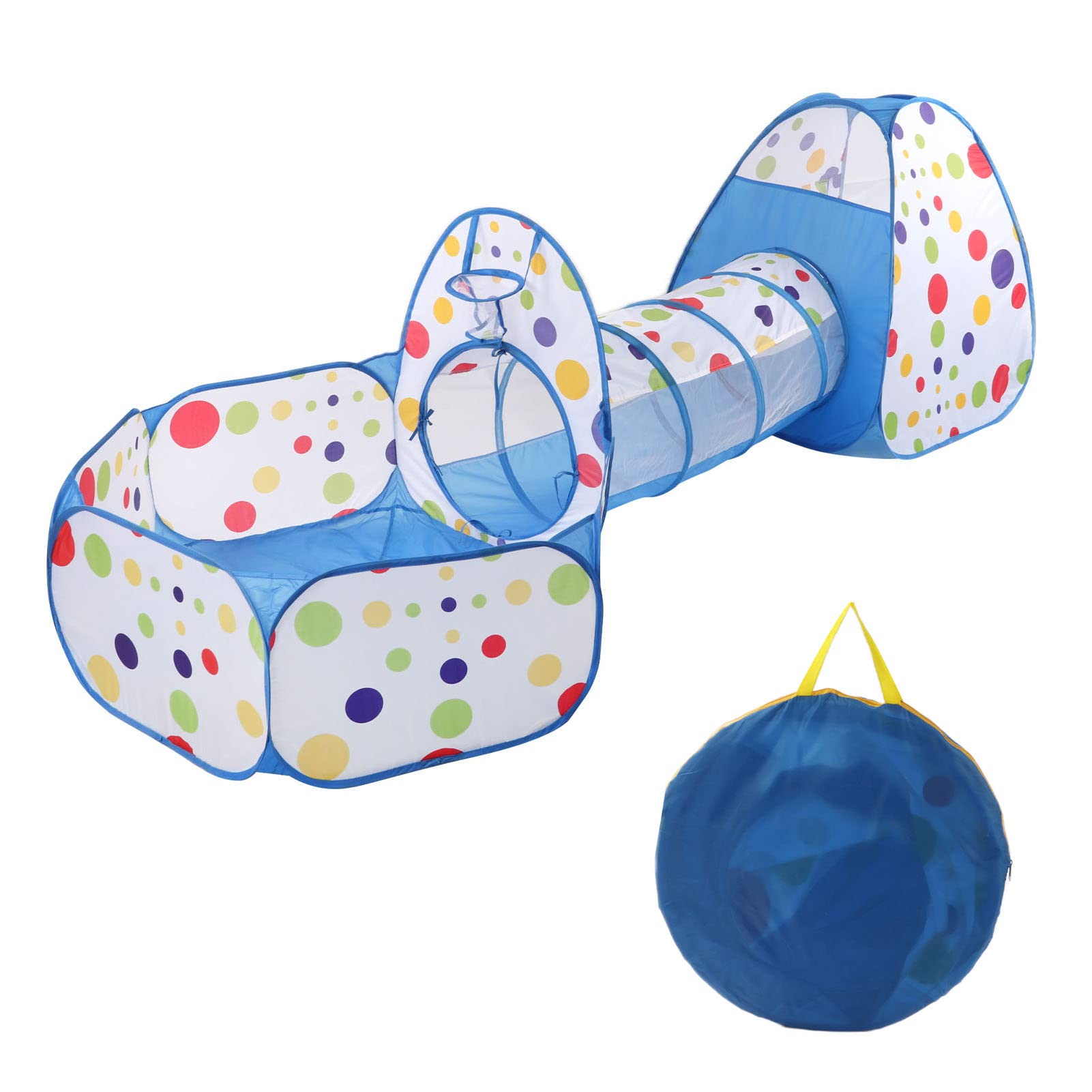 Cryfokt Carpas de Juego Suaves para Niños, Casas de Juegos Portátiles con Túneles de Rastreo, Carpa Emergente Fácil de Instalar para Niños para Niñas y, Carpa de Poliéster para Juguetes para