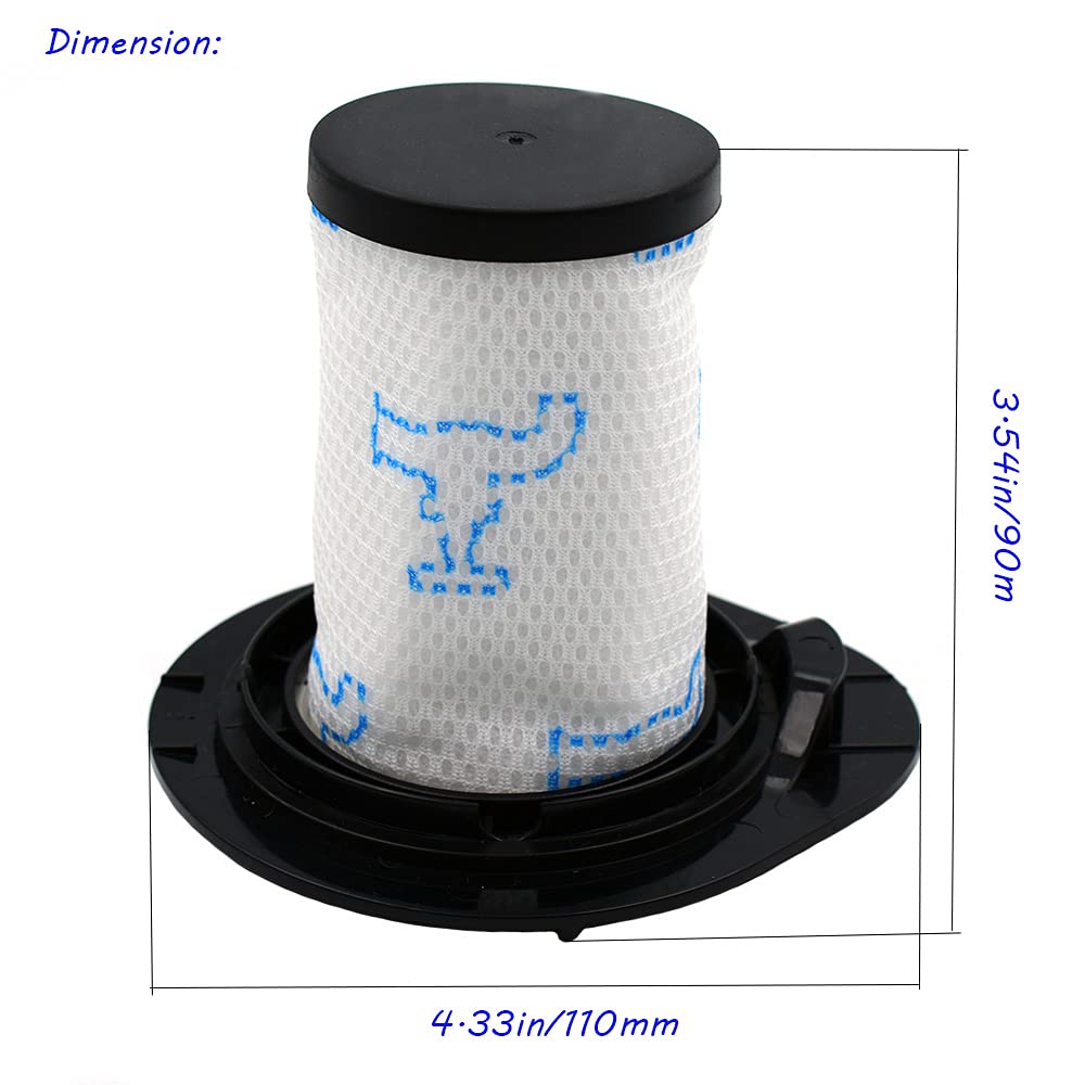 4 Filtres Mousse Pour Aspirateurs Rowenta Air Force 360 MAX, 460 Et Flex 560 - ZR009002