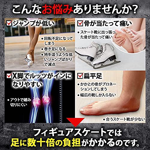SK8INSOLL® DOUBLE AXEL カスタマイズインソール サイズL Amazon.co.jp: SK8INSOLL DOUBLE AXEL フィギュアスケート専用カスタム