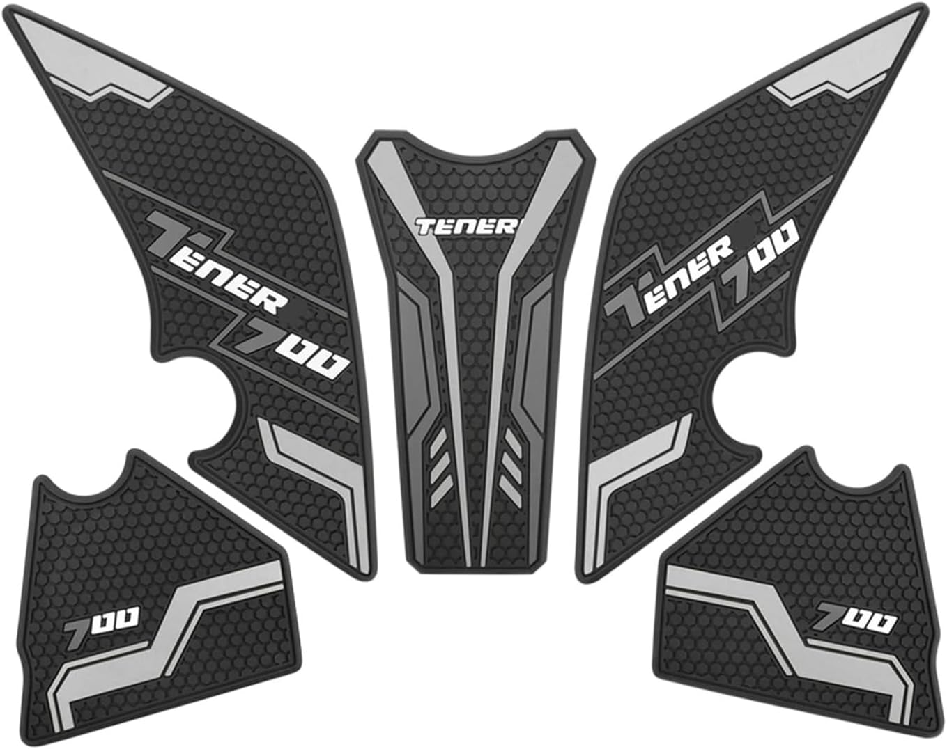 Motorcycle Tank Sticker Motorcycle Fuel Tank Pad Non-Slip Side Pad Rubber Stickers for YA&MAHA Tenere 700 T700 XTZ700 2019-2022.