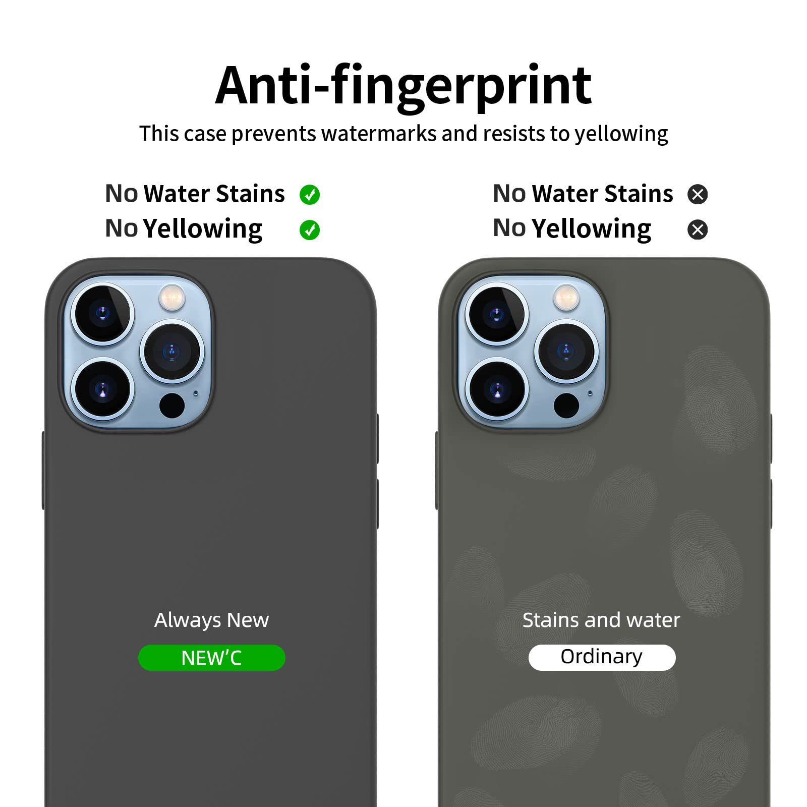 GOODVISH 3 in 1 Cover per iPhone 14 Pro Max Silicone per 6,7, con 2x Pellicola Protettiva, iPhone 14 Pro Max Custodia per Cellulare Antiurto Resistente 360° Protezione, Viola Rosa