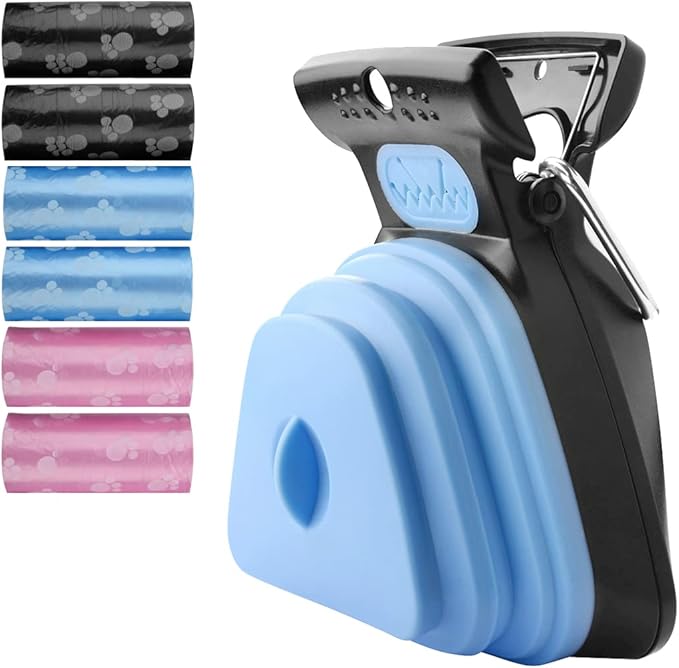 LUEXBOX Dog Pooper Scooper with 150PCS Waste Cleaner Bag