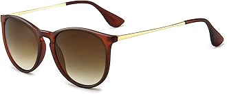 SUNGAITVintage Round Sunglasses for Women Men Classic Retro Designer Style
