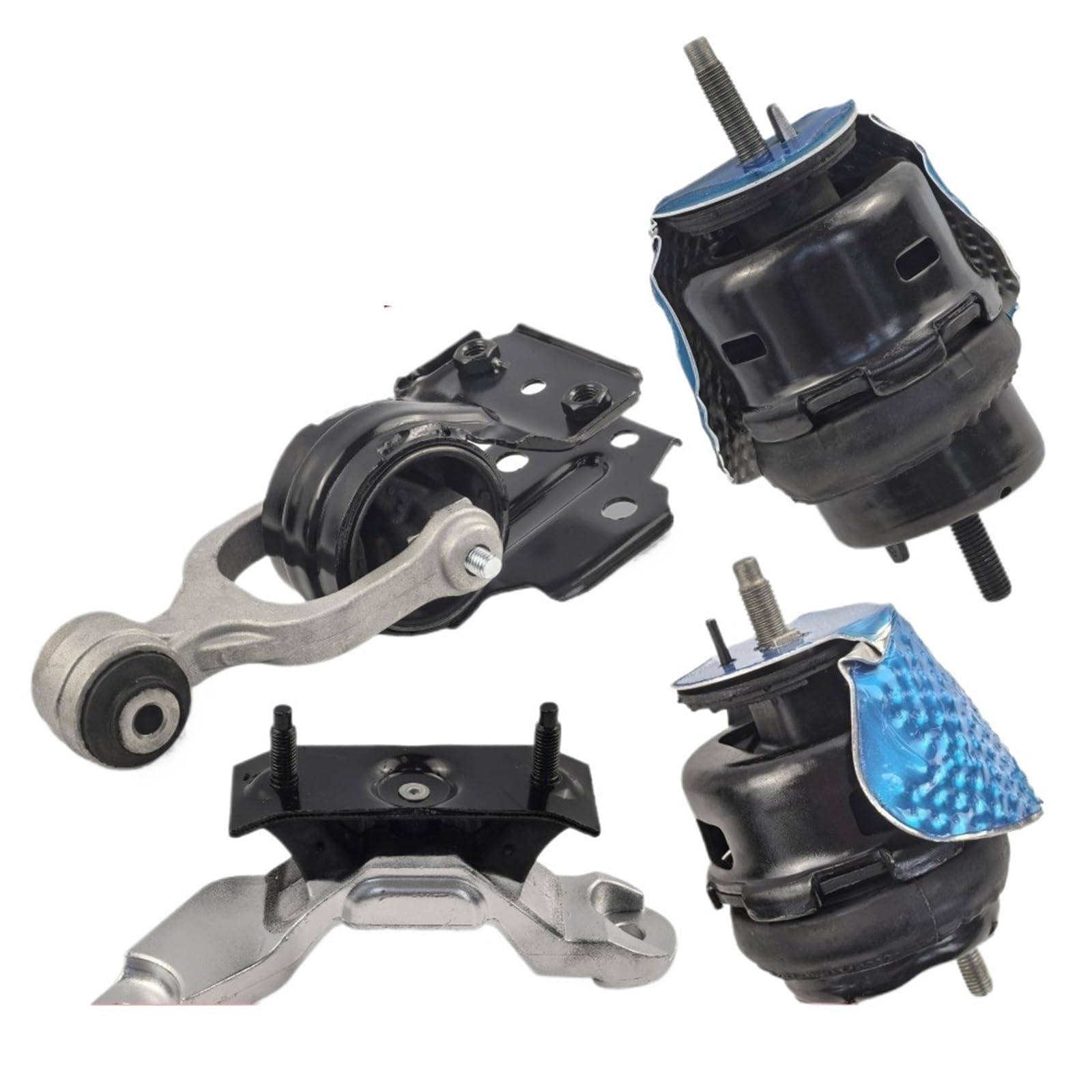 Fit for Chevrolet Impala 2012-2014 3.6L Auto A5625 A5718 A5651 A5712 4PCS Engine Motor Trans Mount Set Engine Mount Set Front Right Engine Mount