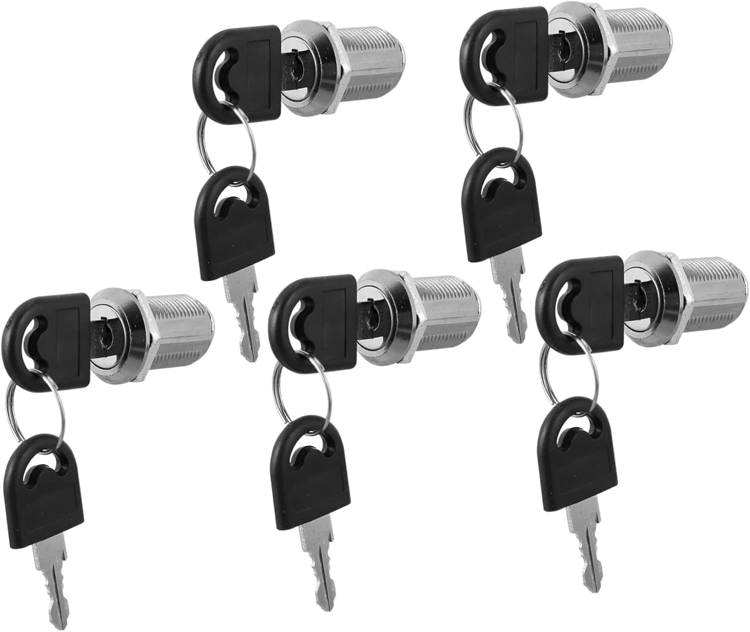5pcs Independent Management Cabinet Locks Mailbox Lock Drawer File Cabinet Tool Box