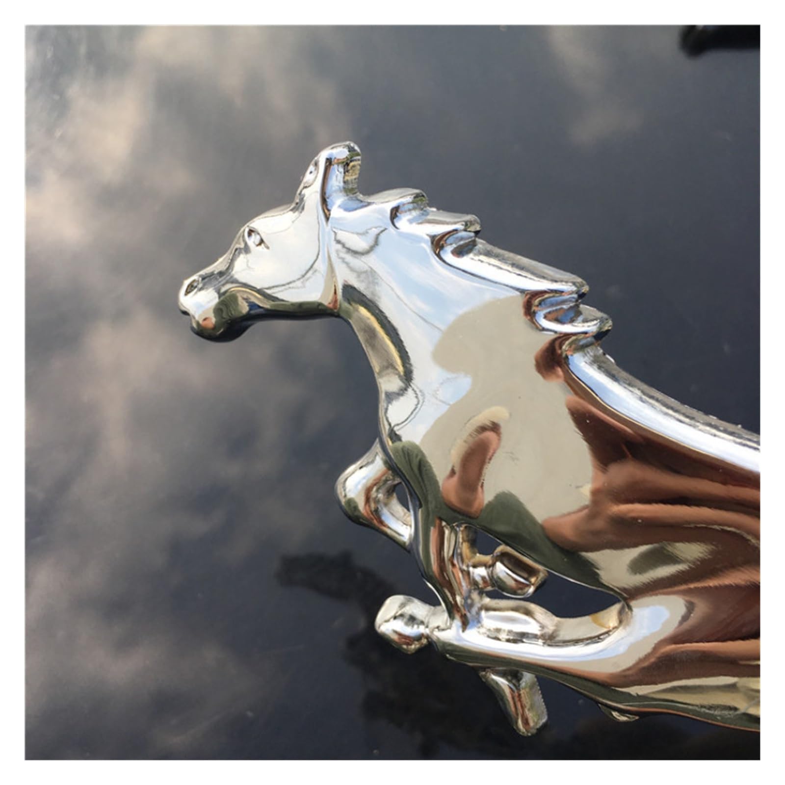 Ferrari Autoaufkleber Metall - Chrom Dekoration Für Seiten & Heck