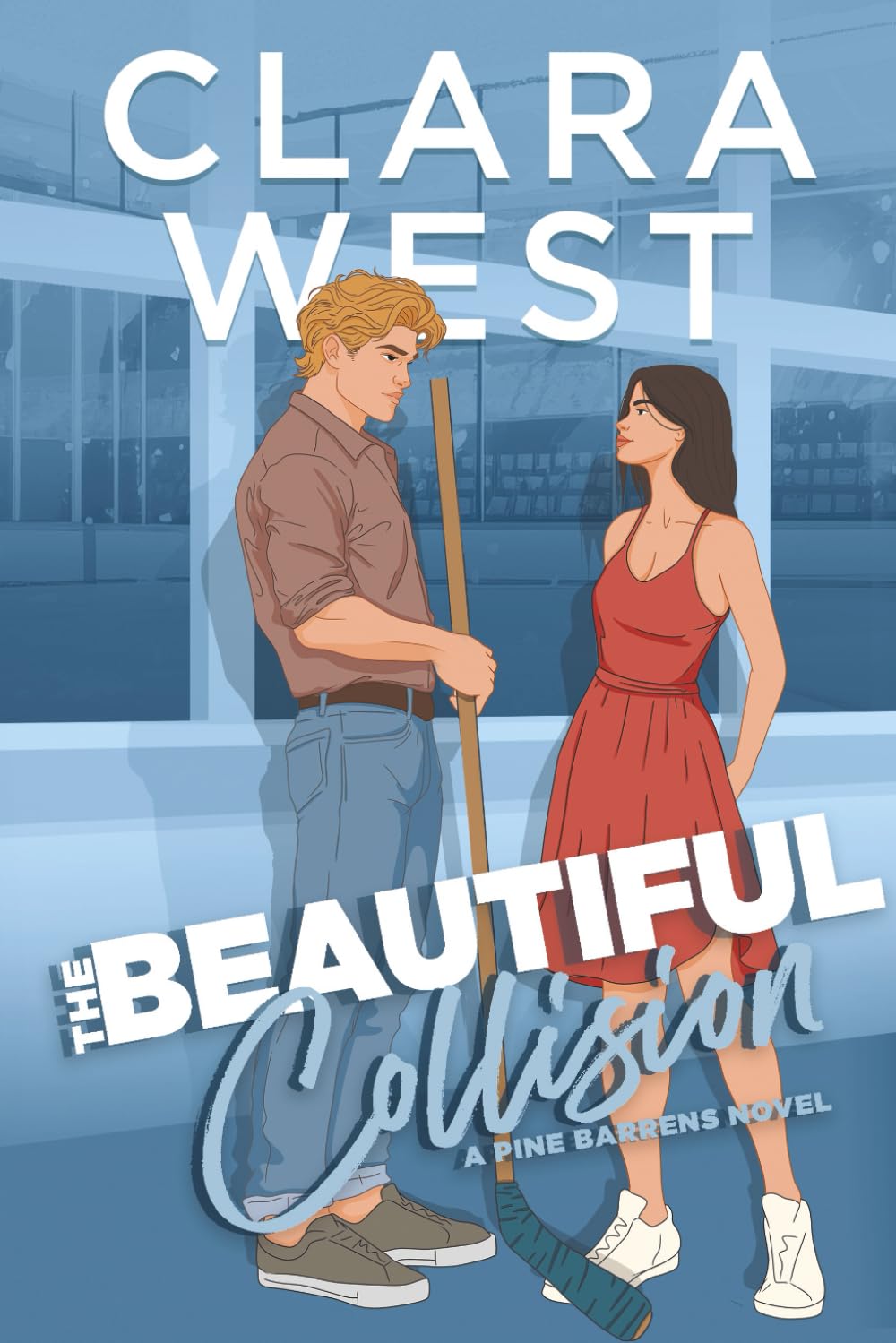 The Beautiful Collision: A forced proximity & secret bet hockey romance: 4 (Pine Barren University)